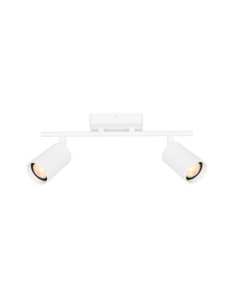 Italux Tris Spotlight/Spot 2xGU10 10W White Sandblasted SPL-46829-2-WH