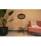 Boho pendant lamps - Dijk Bamboo Pendant Lamp in Boho Style 46x46x28cm Color Black 55716-074 - product 3