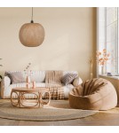 Boho pendant lamps - Dijk Bamboo Pendant Lamp in Boho Style 38x38x35cm Natural Color 55857-017. - product 1