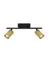 Italux Tris Spotlight/Spot 2xGU10 10W Black, Gold SPL-46829-2-BK-GD