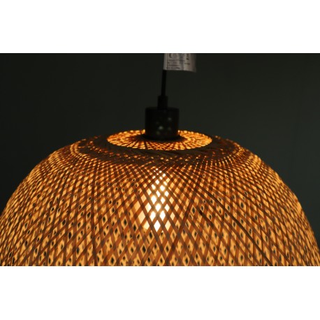 Dijk Lampa Wisząca Bambusowa w Stylu Boho 38x38x35cm Kolor Naturalny 55857-017