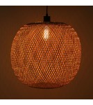 Boho pendant lamps - Dijk Bamboo Pendant Lamp in Boho Style 38x38x35cm Natural Color 55857-017. - product 7
