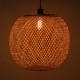 Dijk Lampa Wisząca Bambusowa w Stylu Boho 38x38x35cm Kolor Naturalny 55857-017