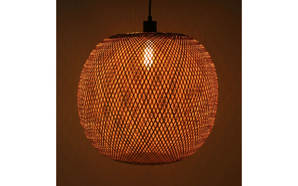 Dijk Lampa Wisząca Bambusowa w Stylu Boho 38x38x35cm Kolor Naturalny 55857-017