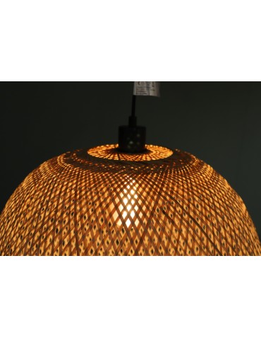 Dijk Bamboo Pendant Lamp in Boho Style 46x46x43cm Natural Color 55858-017 - product 2