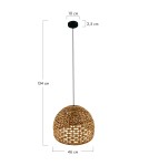 Boho pendant lamps - Dijk Pendant Lamp in Boho Style 46x46x34cm Natural Color 55874-017 - product 2