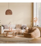 Boho pendant lamps - Dijk Pendant Lamp in Boho Style 46x46x34cm Natural Color 55874-017 - product 3