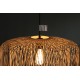 Dijk Lampa Wisząca Bambusowa w Stylu Boho 38x38x28cm Kolor Naturalny 55877-017