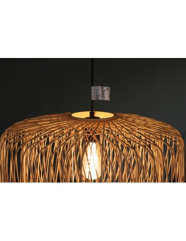 Dijk Bamboo Pendant Lamp in Boho Style 38x38x28cm Natural Color 55877-017. - product 2