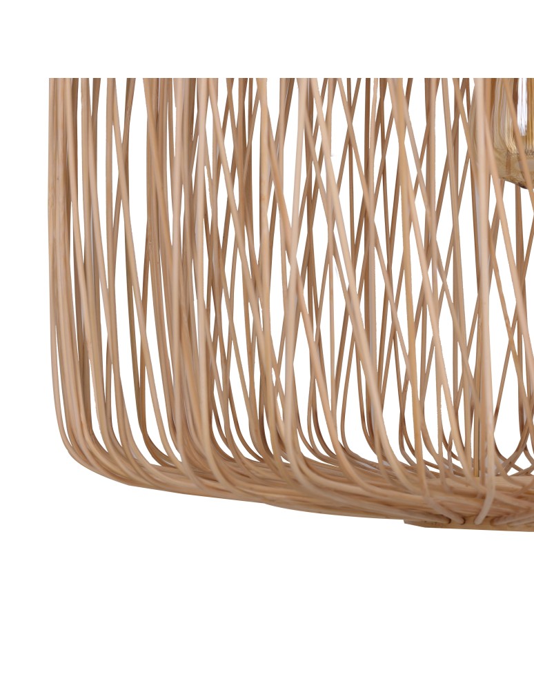 Boho pendant lamps - Dijk Bamboo Pendant Lamp in Boho Style 38x38x28cm Natural Color 55877-017. - product kolory-swiatla.pl 5