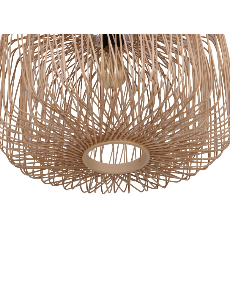 Boho pendant lamps - Dijk Bamboo Pendant Lamp in Boho Style 38x38x28cm Natural Color 55877-017. - product kolory-swiatla.pl 6