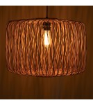 Boho pendant lamps - Dijk Bamboo Pendant Lamp in Boho Style 38x38x28cm Natural Color 55877-017. - product 9