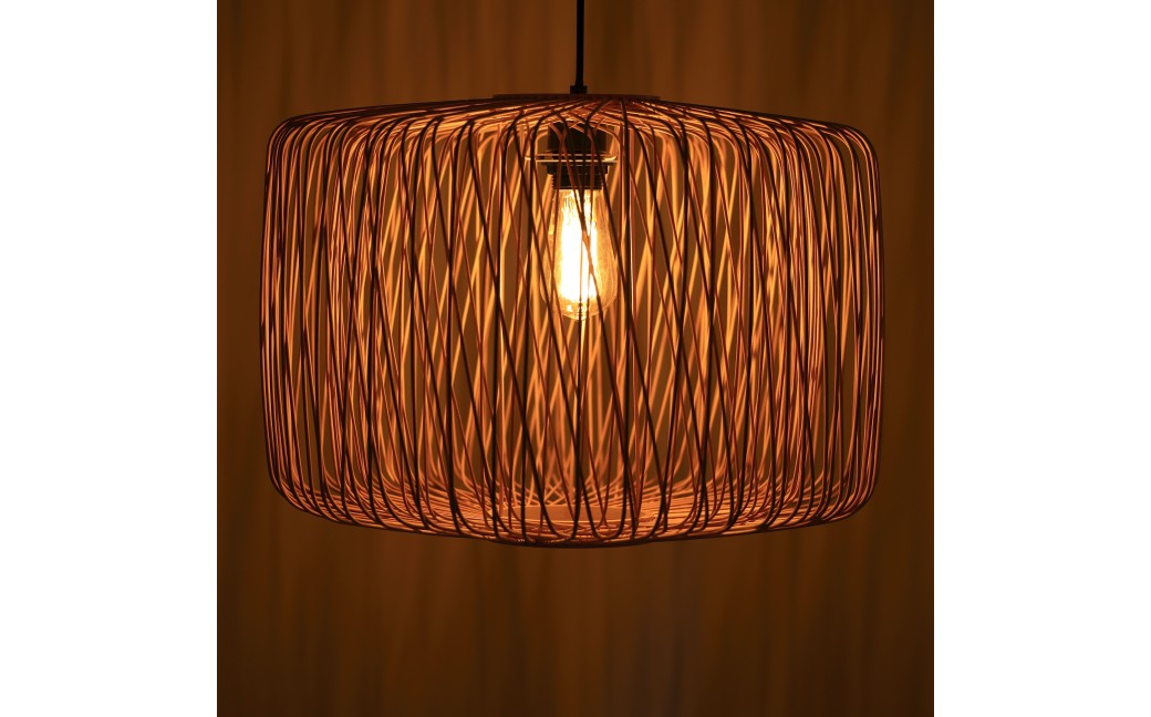 Dijk Lampa Wisząca Bambusowa w Stylu Boho 38x38x28cm Kolor Naturalny 55877-017