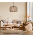 Boho pendant lamps - Dijk Bamboo Pendant Lamp in Boho Style 46x46x34cm Natural Color 55878-017. - product 1