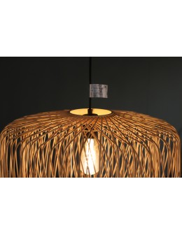Dijk Bamboo Pendant Lamp in Boho Style 46x46x34cm Natural Color 55878-017. - product 2