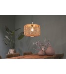 Boho pendant lamps - Dijk Bamboo Pendant Lamp in Boho Style 46x46x34cm Natural Color 55878-017. - product 3
