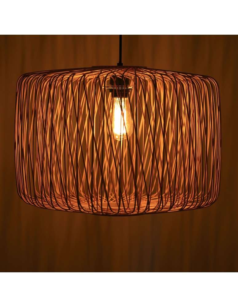 Boho pendant lamps - Dijk Bamboo Pendant Lamp in Boho Style 46x46x34cm Natural Color 55878-017. - product kolory-swiatla.pl 9