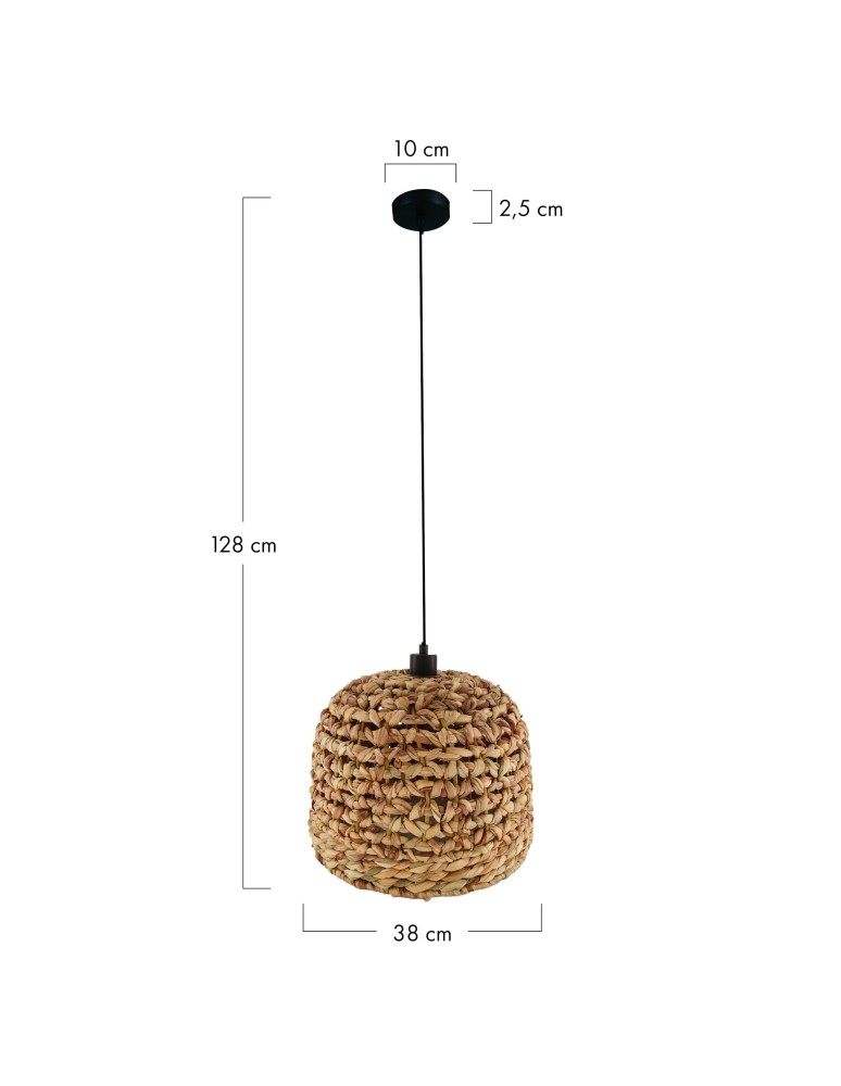 Boho pendant lamps - Dijk Pendant Lamp in Boho Style 38x38x28cm Natural Color 56106-017 - product kolory-swiatla.pl 2