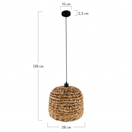 Dijk Lampa Wisząca w Stylu Boho 38x38x28cm Kolor Naturalny 56106-017