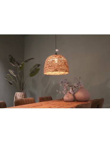 Dijk Pendant Lamp in Boho Style 38x38x28cm Natural Color 56106-017