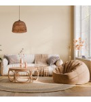 Boho pendant lamps - Dijk Pendant Lamp in Boho Style 46x46x30cm Natural Color 56107-017 - product 1