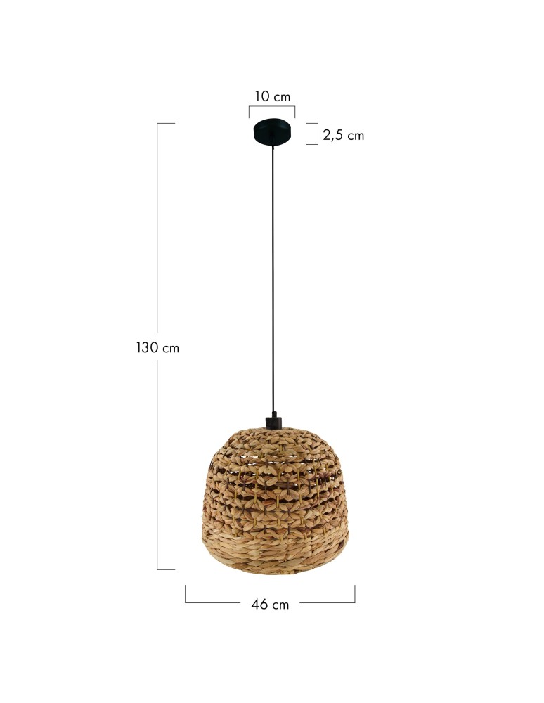 Boho pendant lamps - Dijk Pendant Lamp in Boho Style 46x46x30cm Natural Color 56107-017 - product kolory-swiatla.pl 2