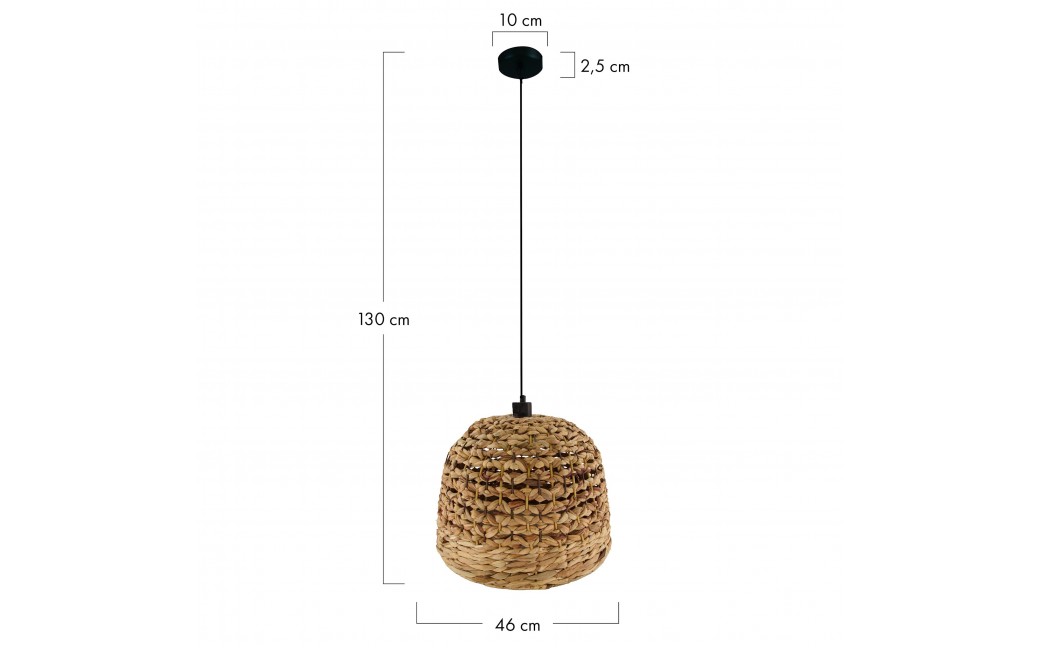 Dijk Lampa Wisząca w Stylu Boho 46x46x30cm Kolor Naturalny 56107-017