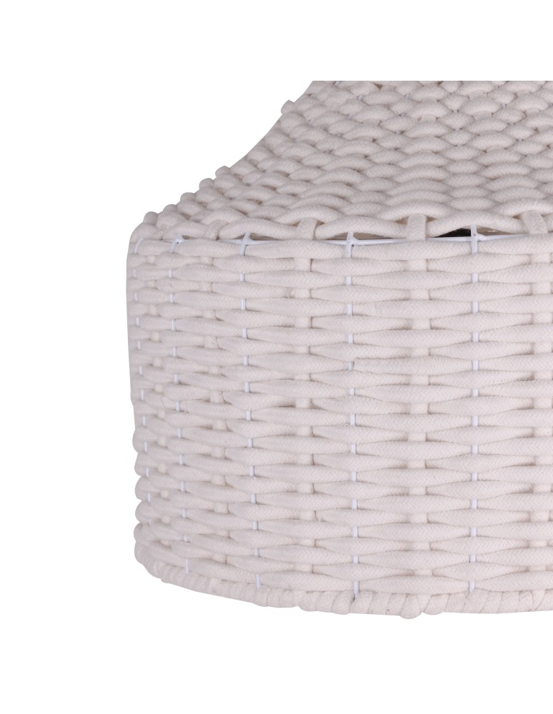 Boho pendant lamps - Dijk Cotton Pendant Lamp 38x38x42cm Color White 102392 - product kolory-swiatla.pl 3