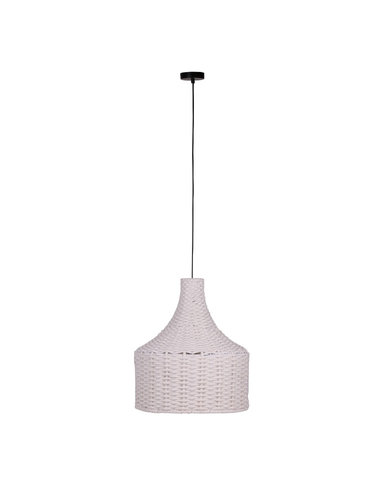 Boho pendant lamps - Dijk Cotton Pendant Lamp 38x38x42cm Color White 102392 - product kolory-swiatla.pl 4