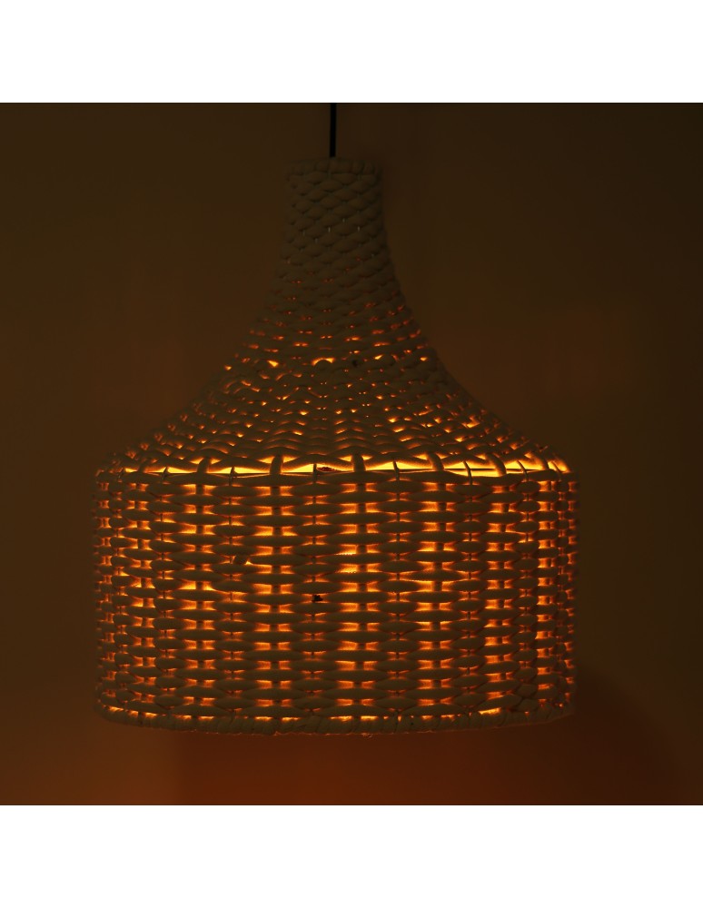 Boho pendant lamps - Dijk Cotton Pendant Lamp 38x38x42cm Color White 102392 - product kolory-swiatla.pl 6