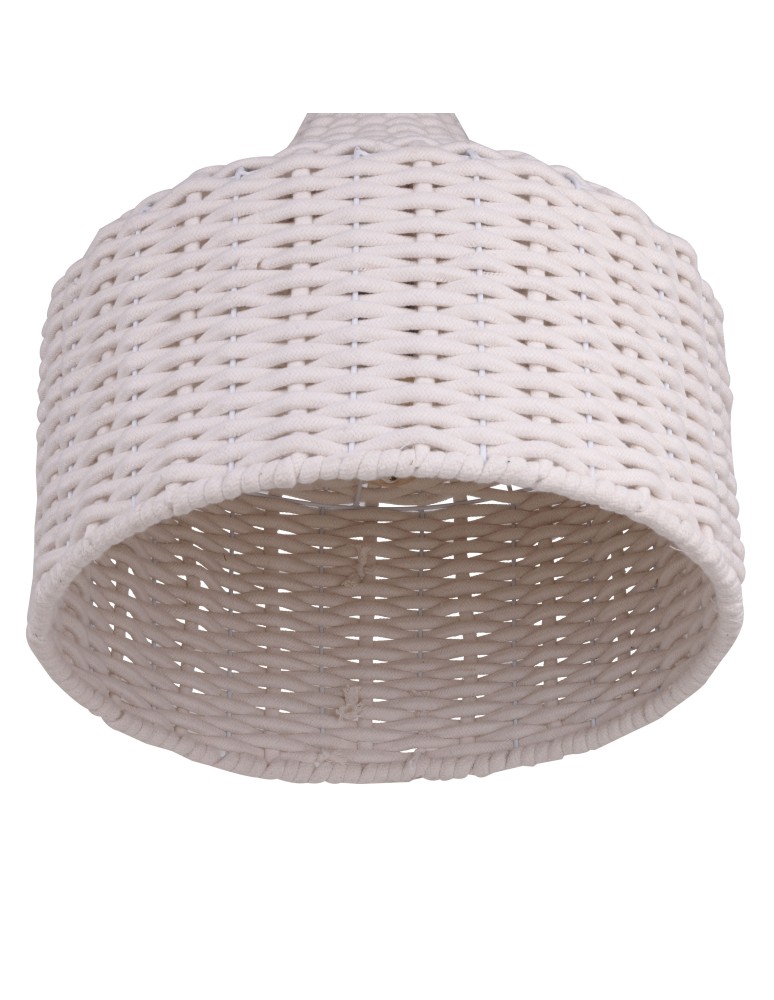 Boho pendant lamps - Dijk Cotton Pendant Lamp 46x46x50cm Color White 102393 - product kolory-swiatla.pl 3