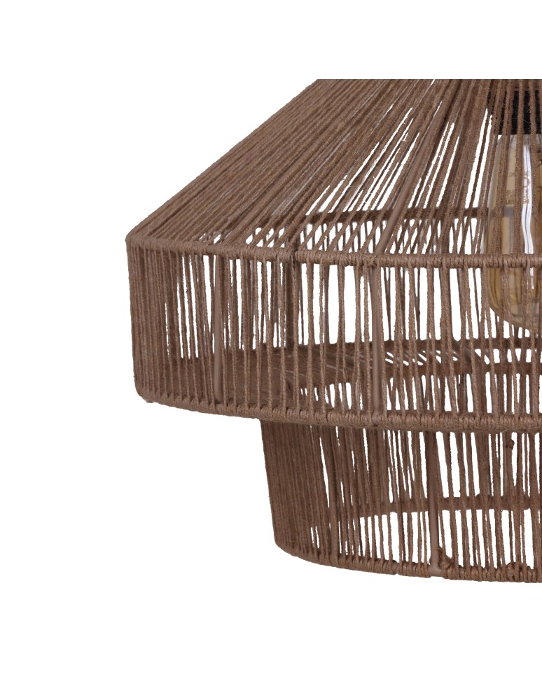 Boho pendant lamps - Dijk Pendant Lamp in Boho Style 41x41x28cm Natural Color 104666 - product kolory-swiatla.pl 3