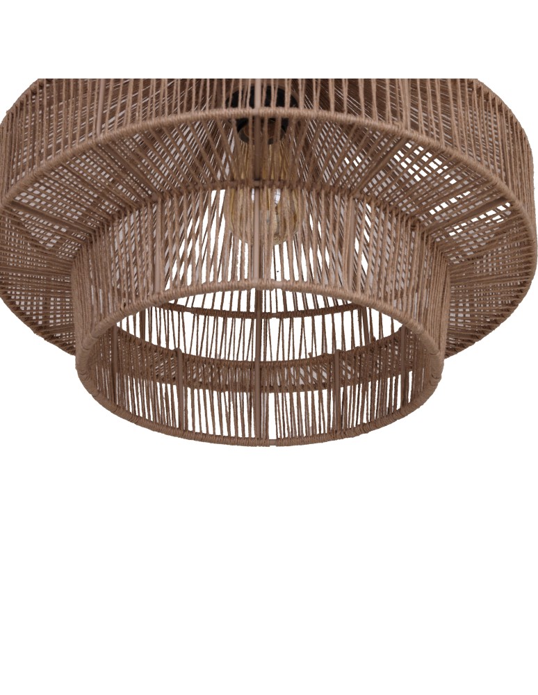 Boho pendant lamps - Dijk Pendant Lamp in Boho Style 41x41x28cm Natural Color 104666 - product kolory-swiatla.pl 4