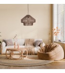 Boho pendant lamps - Dijk Pendant Lamp in Boho Style 41x41x28cm Natural Color 104666 - product 1