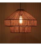 Boho pendant lamps - Dijk Pendant Lamp in Boho Style 41x41x28cm Natural Color 104666 - product 6