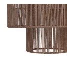 Boho pendant lamps - Dijk Pendant Lamp in Boho Style 40x40x41cm Color Natural 104665 - product 2