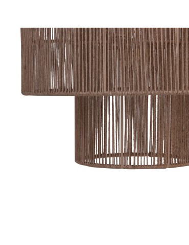 Dijk Pendant Lamp in Boho Style 40x40x41cm Color Natural 104665 - product 2