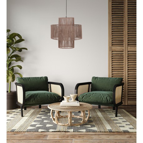 Dijk Lampa Wisząca w Stylu Boho 40x40x41cm Kolor Naturalny 104665