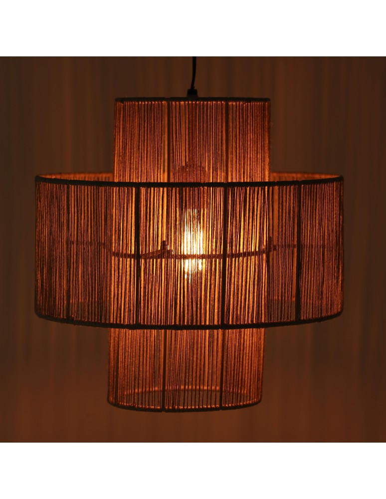 Boho pendant lamps - Dijk Pendant Lamp in Boho Style 40x40x41cm Color Natural 104665 - product kolory-swiatla.pl 5