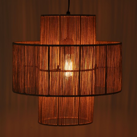 Dijk Lampa Wisząca w Stylu Boho 40x40x41cm Kolor Naturalny 104665