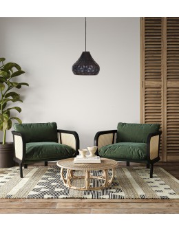 Dijk Lampa z Metalu 31.5x31.5x27.5cm Kolor Czarny 102745