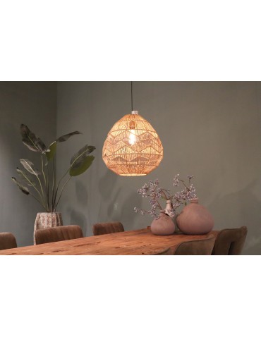 Dijk Pendant Lamp in Boho Style 38x38x38cm Natural Color 55865-017 - product 2