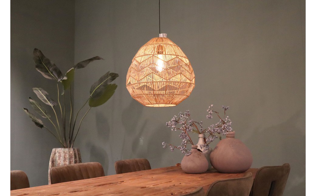 Dijk Lampa Wisząca w Stylu Boho 38x38x38cm Kolor Naturalny 55865-017