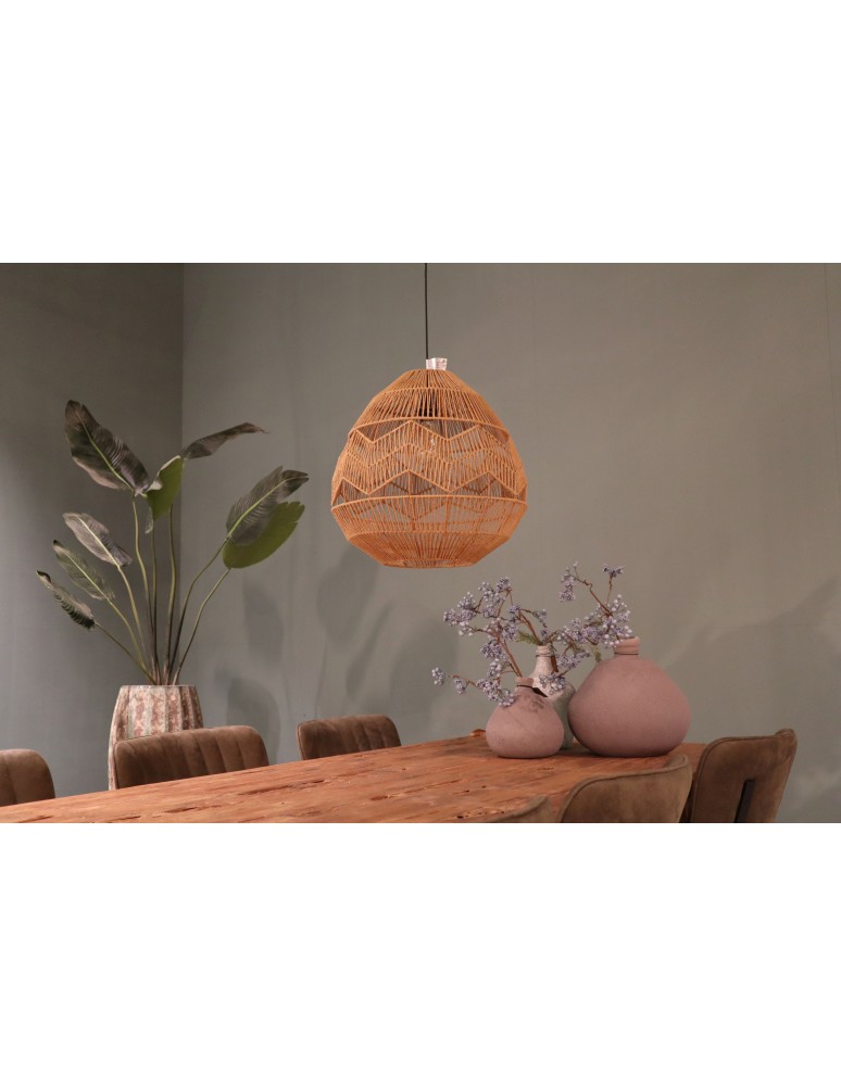 Boho pendant lamps - Dijk Pendant Lamp in Boho Style 38x38x38cm Natural Color 55865-017 - product kolory-swiatla.pl 4