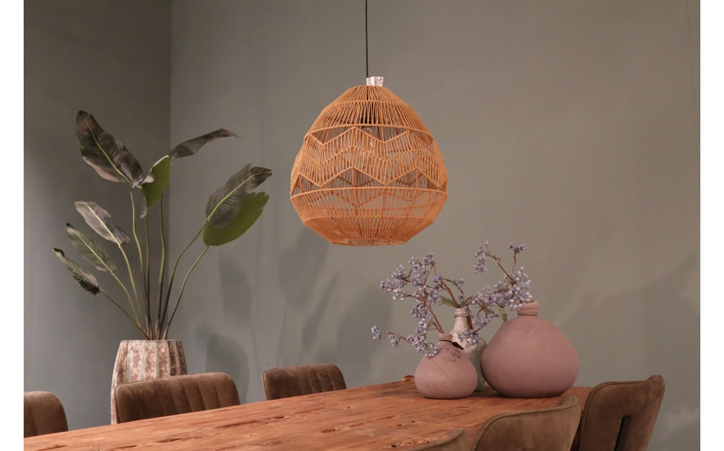 Dijk Lampa Wisząca w Stylu Boho 38x38x38cm Kolor Naturalny 55865-017