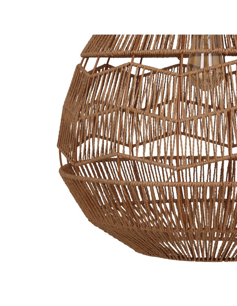 Boho pendant lamps - Dijk Pendant Lamp in Boho Style 46x46x46cm Natural Color 55866-017 - product kolory-swiatla.pl 5