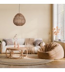 Boho pendant lamps - Dijk Pendant Lamp in Boho Style 46x46x46cm Natural Color 55866-017 - product 1