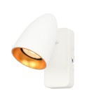Adjustable wall lamps - Italux Tino Wall lamp 1xGU10 10W White, gold WL-36748-1-WH-GD - product 1