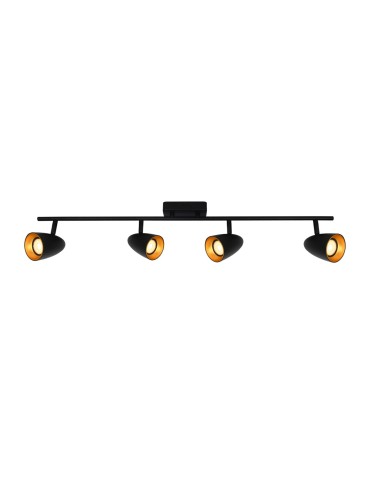 Italux Tino Spotlight/Spot 4xGU10 10W Black, Gold SPL-36748-4-BK-GD