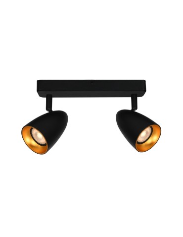 Italux Tino Spotlight/Spot 2xGU10 10W Black, Gold SPL-36748-2-BK-GD